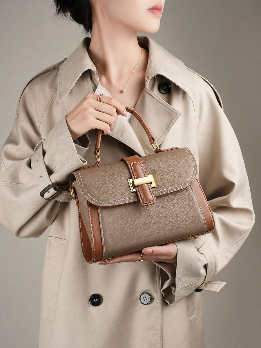 Stylish Women's Genuine Leather Handbag - Perfect for Work, Travel & Everyday Use