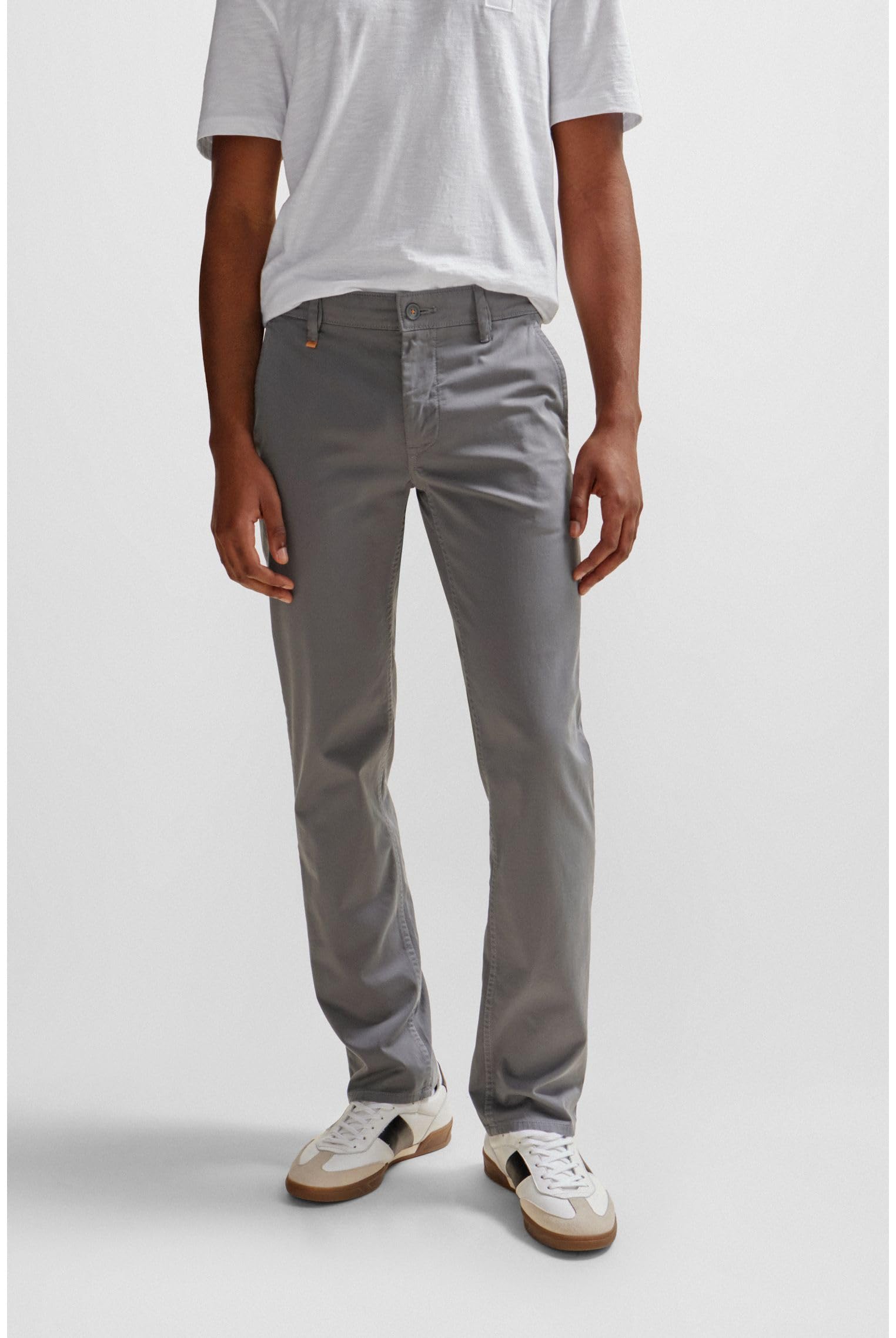 BOSS Men's Slim-Fit Casual Chino Pants - Comfortable Office & Weekend Wear for Business Casual Style