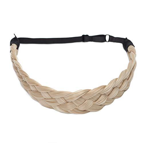 Elastic Stretch Plaited Braid Hairpiece - Natural Looking Hair Extension for Women - Perfect for Cosplay, Weddings & Daily Styling