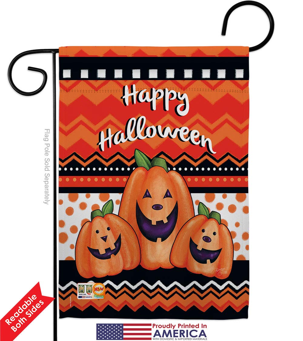 Halloween Garden Flag Set - Double Sided Fall Decor for Outdoor
