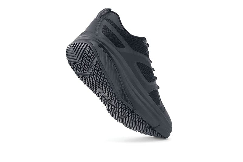Women's Slip-Resistant Comfortable Sneakers - Shoes for Crews Energy II - Black Size 8 | Non-Slip Work Shoes for Nurses, Waitresses & Restaurant Staff