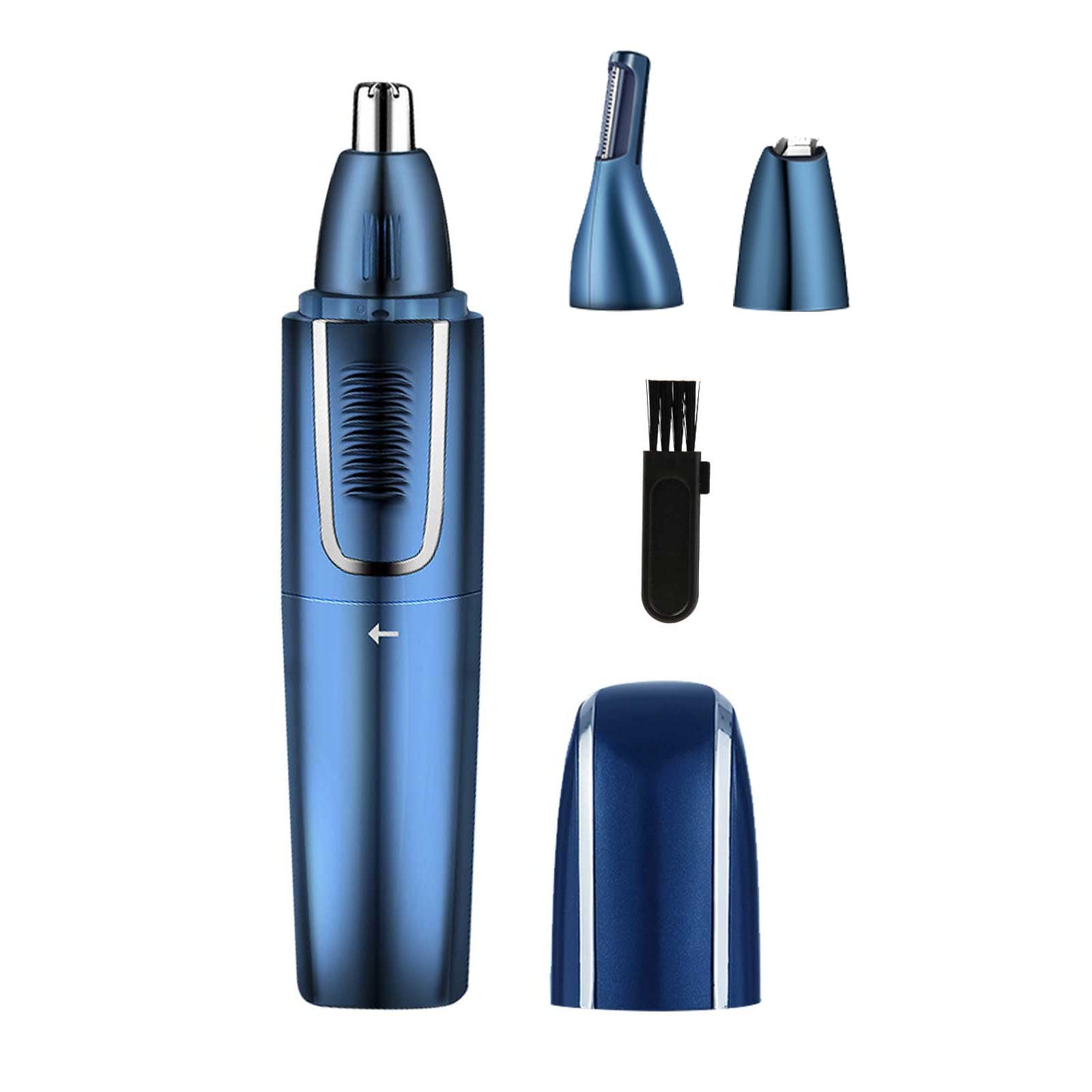 USB Rechargeable Electric Nose Ear Hair Trimmer for Men & Women - Precision Eyebrow & Facial Hair Grooming Kit - Perfect for Travel, Home & Personal Care (Green Roads, One Size)