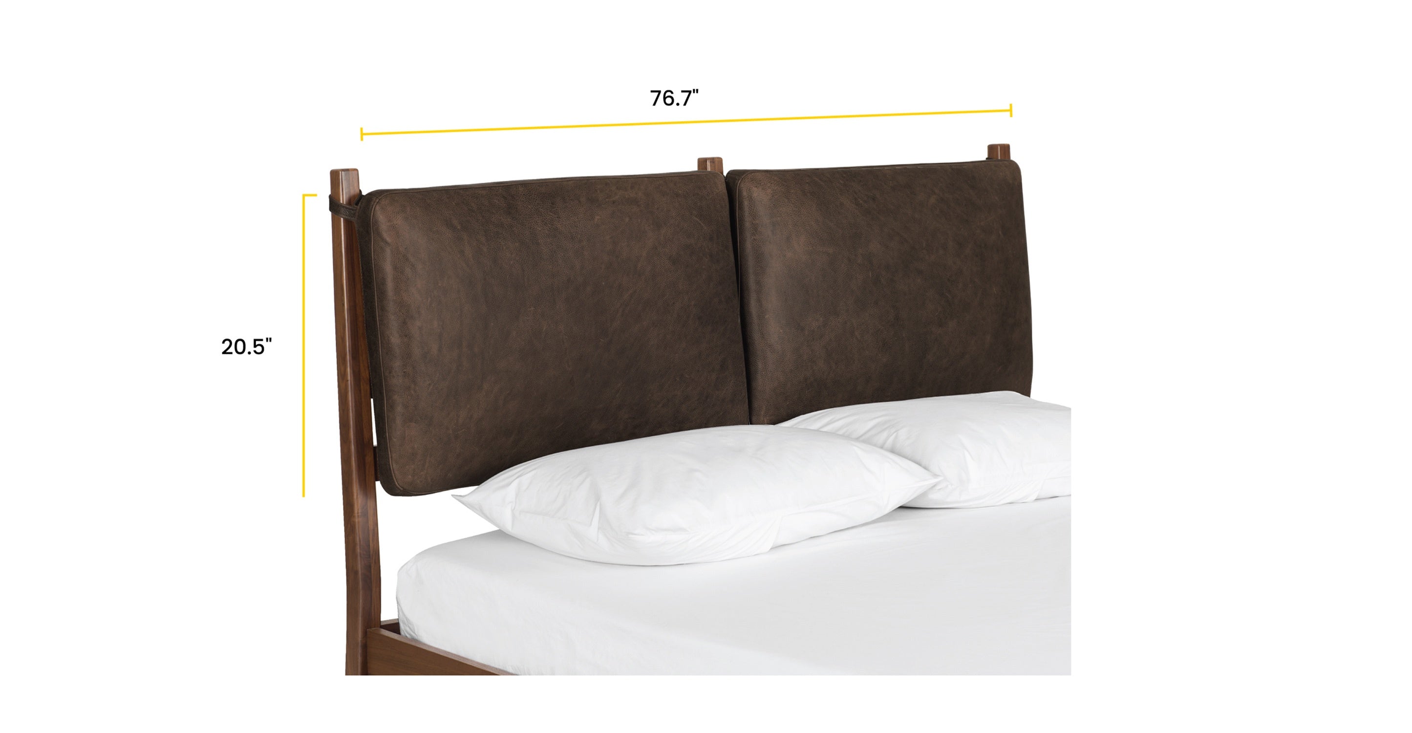 Truro Bed Headboard Cushion Set - Soft Upholstered Backrest Pillows for Bedroom, Queen/King Size - Perfect for Reading, Relaxing & Enhancing Bedroom Decor