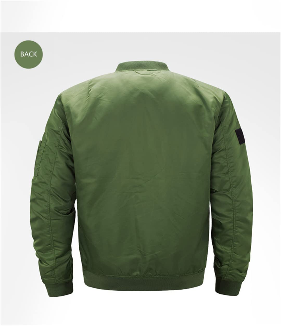Men's Slim Fit Bomber Jacket - Military Style Casual Zipper Coat for Men | Perfect for Outdoor Activities, Travel & Everyday Wear