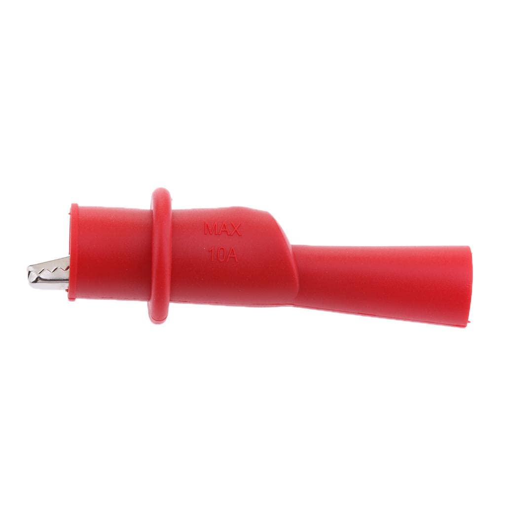 ATORSE® Alligator Crocodile Test Clip Clamp for Multimeter Tester Probe - Durable Electrical Testing Tool for Automotive, Home & Industrial Use