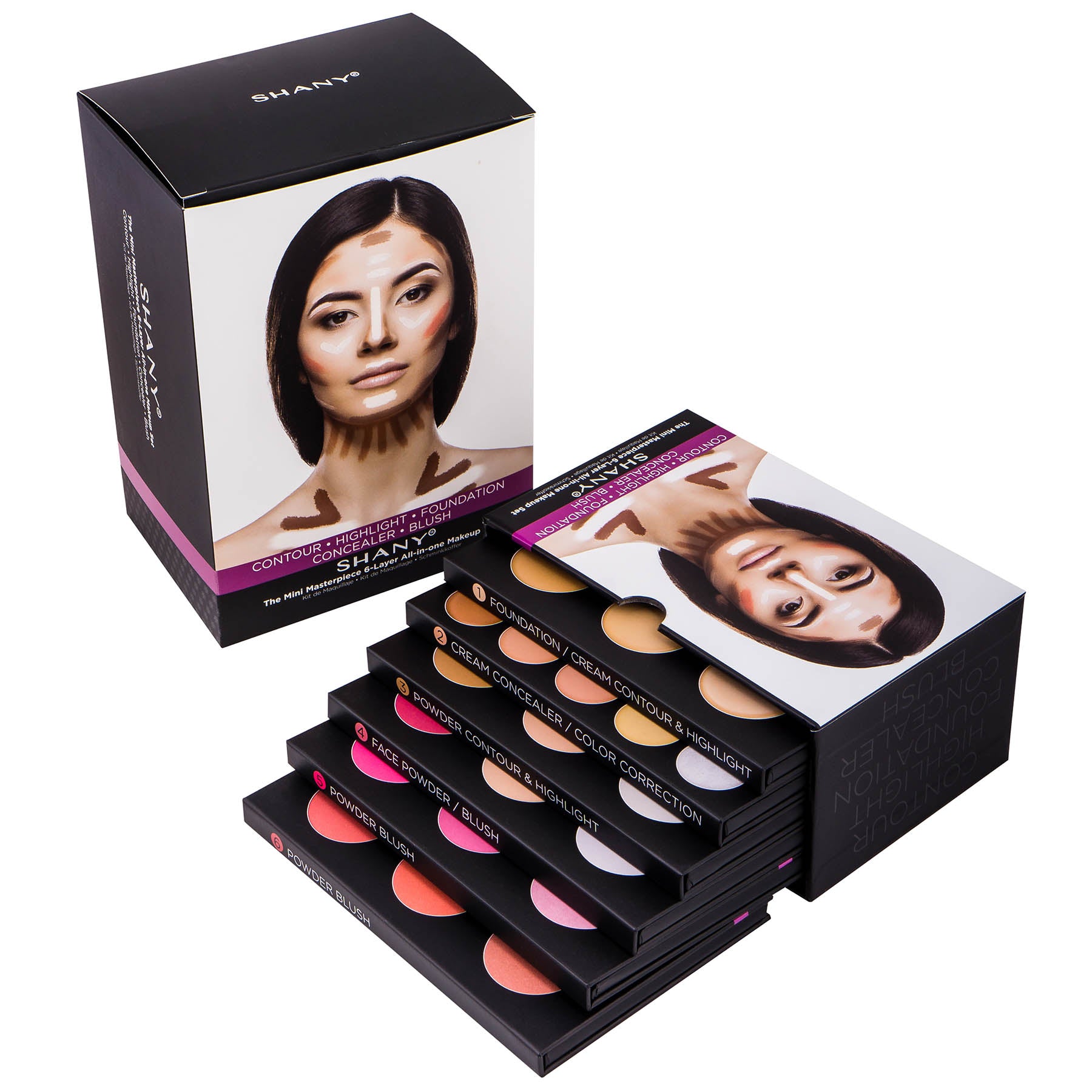 Professional Masterpiece Makeup Kit - Face Shaping, Highlighting & Contouring Palette for Flawless Beauty | Perfect for Daily Makeup, Special Occasions & Photography