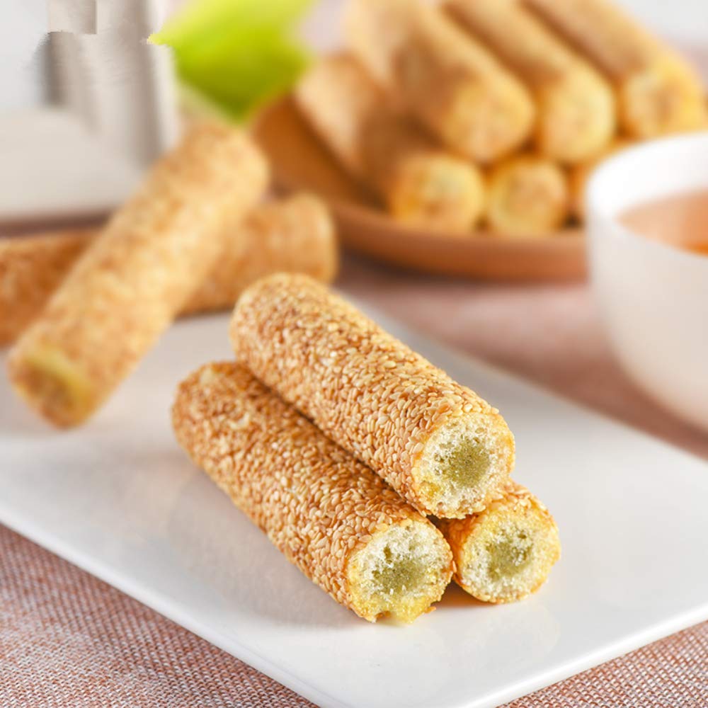 Premium Chinese Traditional Snacks - Maltose Sesame Sticks 500g/17.6oz (Assorted Flavors) | Authentic Asian Treat for Tea Time, Office Snacking & Gift Giving