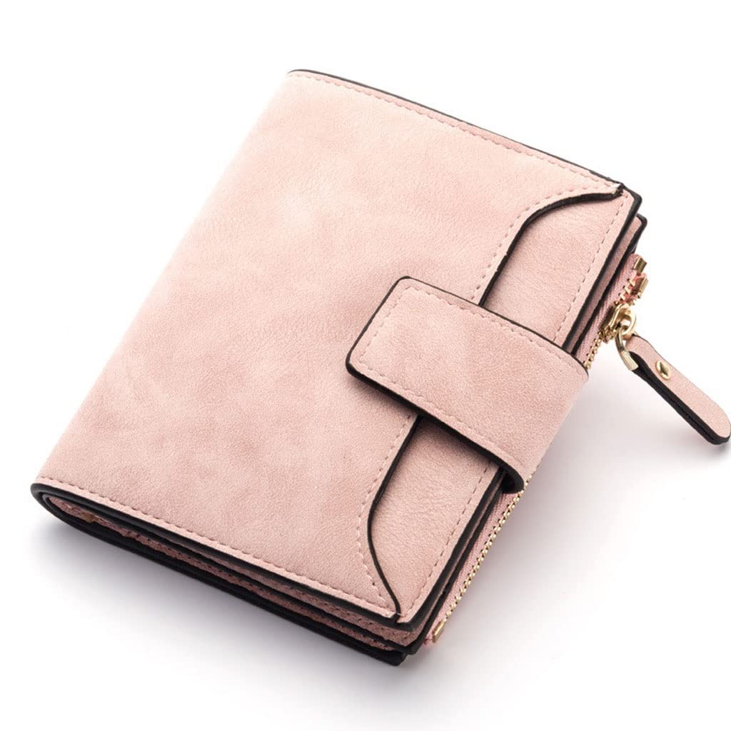 Genuine Leather Women's Wallet - Slim Buckle Coin Purse with RFID Protection (10x12cm) | Perfect for Everyday Use, Travel & Shopping | Compact & Stylish Money Organizer