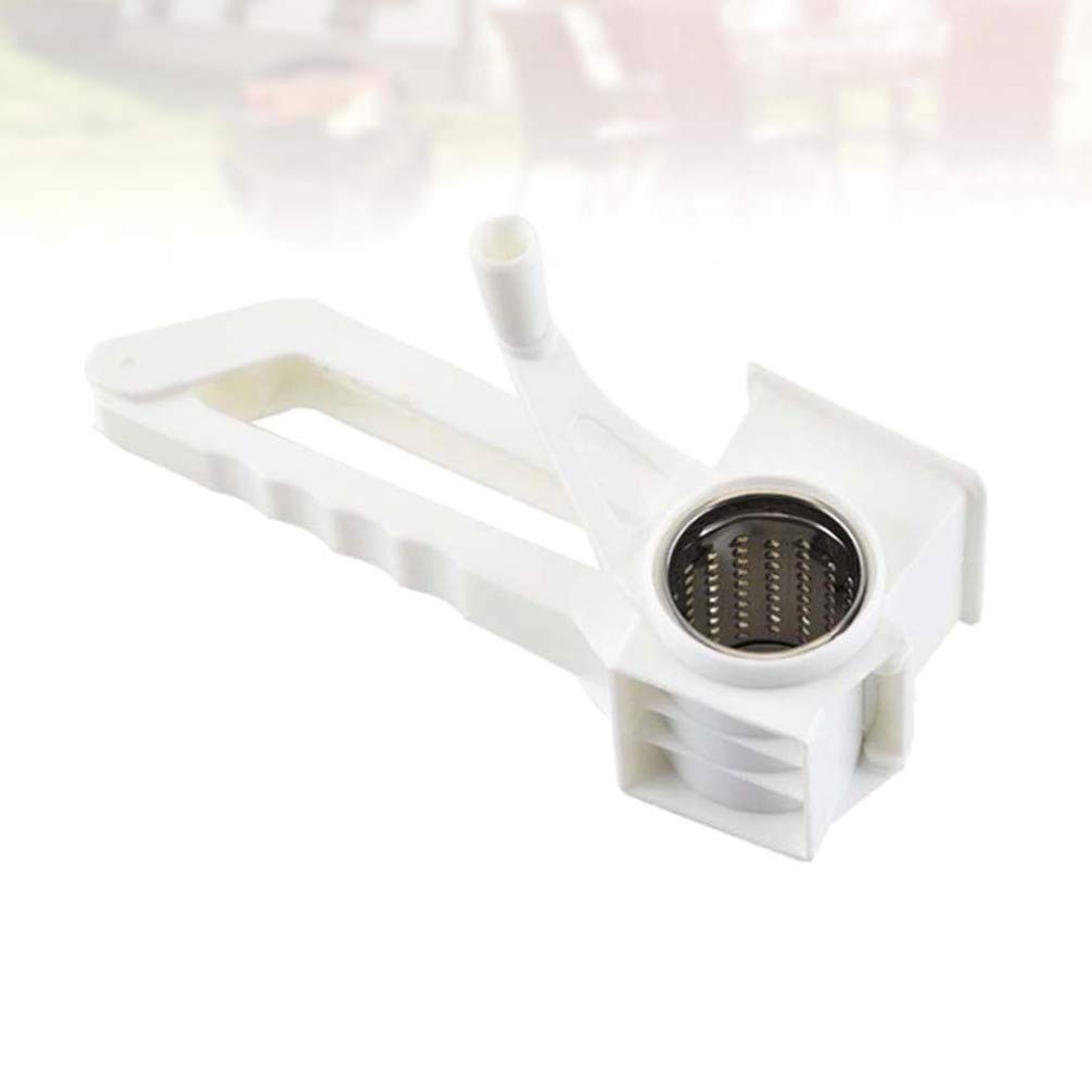 Hemoton Rotary Cheese Grater - 1pc Handheld Cheese Slicer & Shredder with Crank Handle, Multi-Purpose Kitchen Tool for Grating Cheese, Carrots & Vegetables - Perfect for Pizza, Pasta & Salad Prep