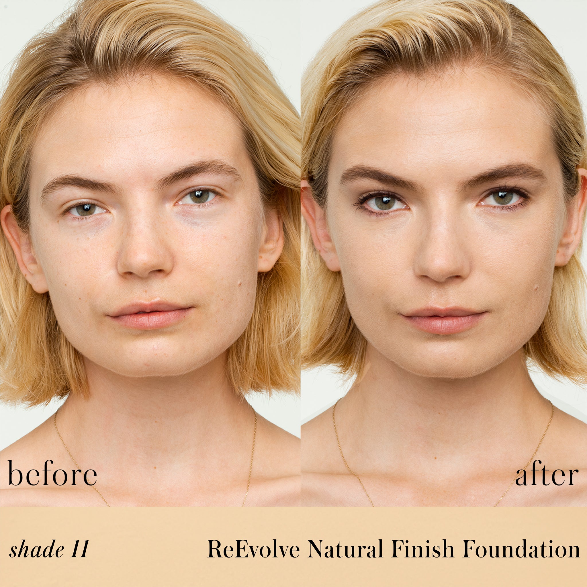 ReEvolve Natural Finish Foundation Refill - Vegan, Cruelty-Free Makeup for Flawless Coverage | Perfect for Everyday Wear & Special Occasions
