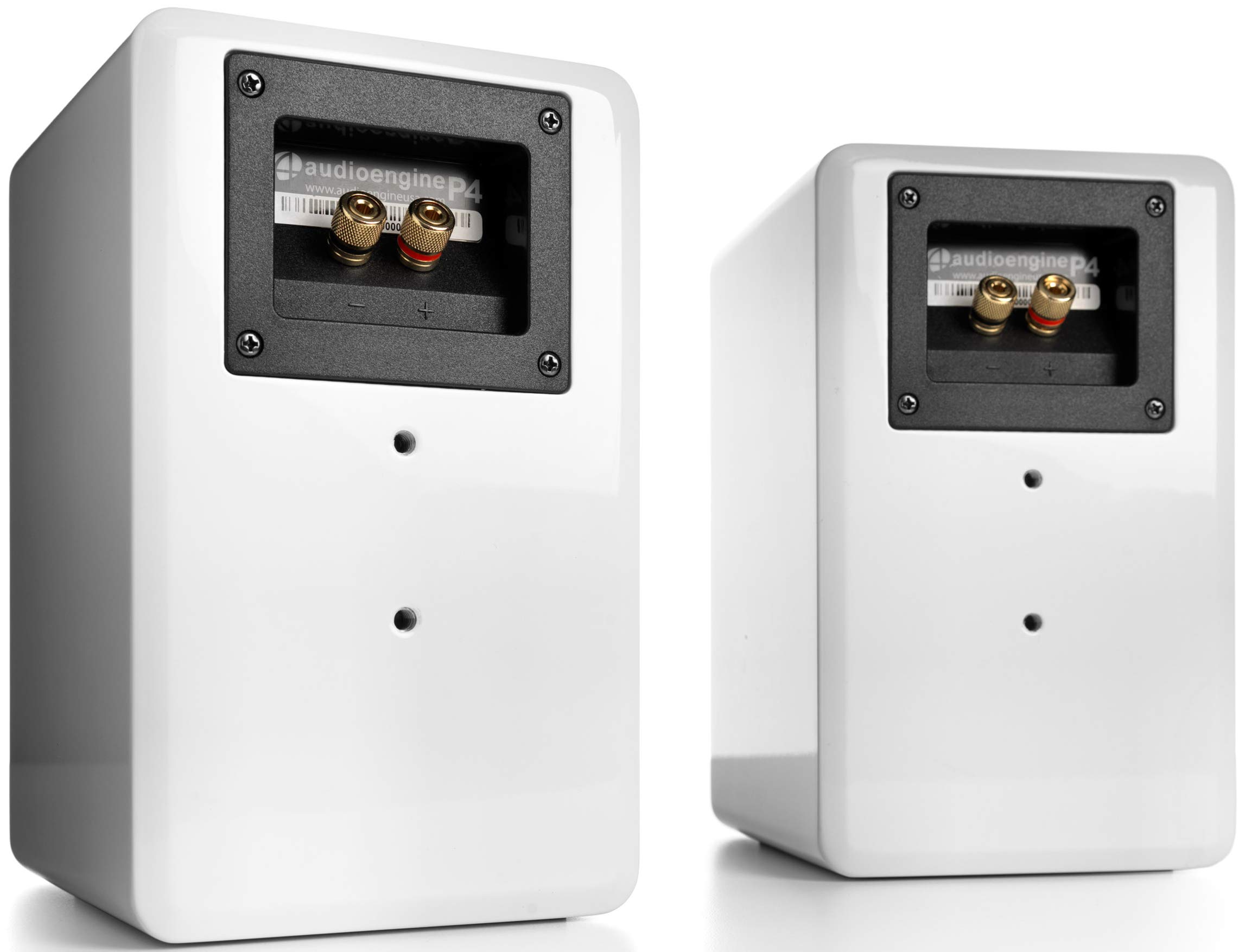 Audioengine P4 Passive Bookshelf Speakers - High-Performance 2-Way Home Stereo & Desktop Speakers (White) | Perfect for Home Theater, Music Listening & Office Setup