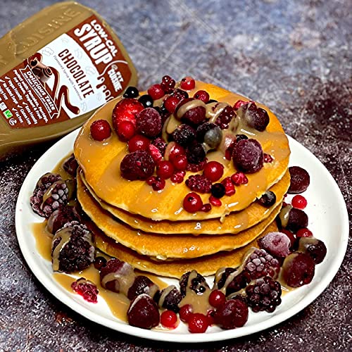 Fit Cuisine Low Calorie Chocolate Syrup - 425ml | Sugar-Free, Keto-Friendly | Perfect for Pancakes, Waffles & Desserts