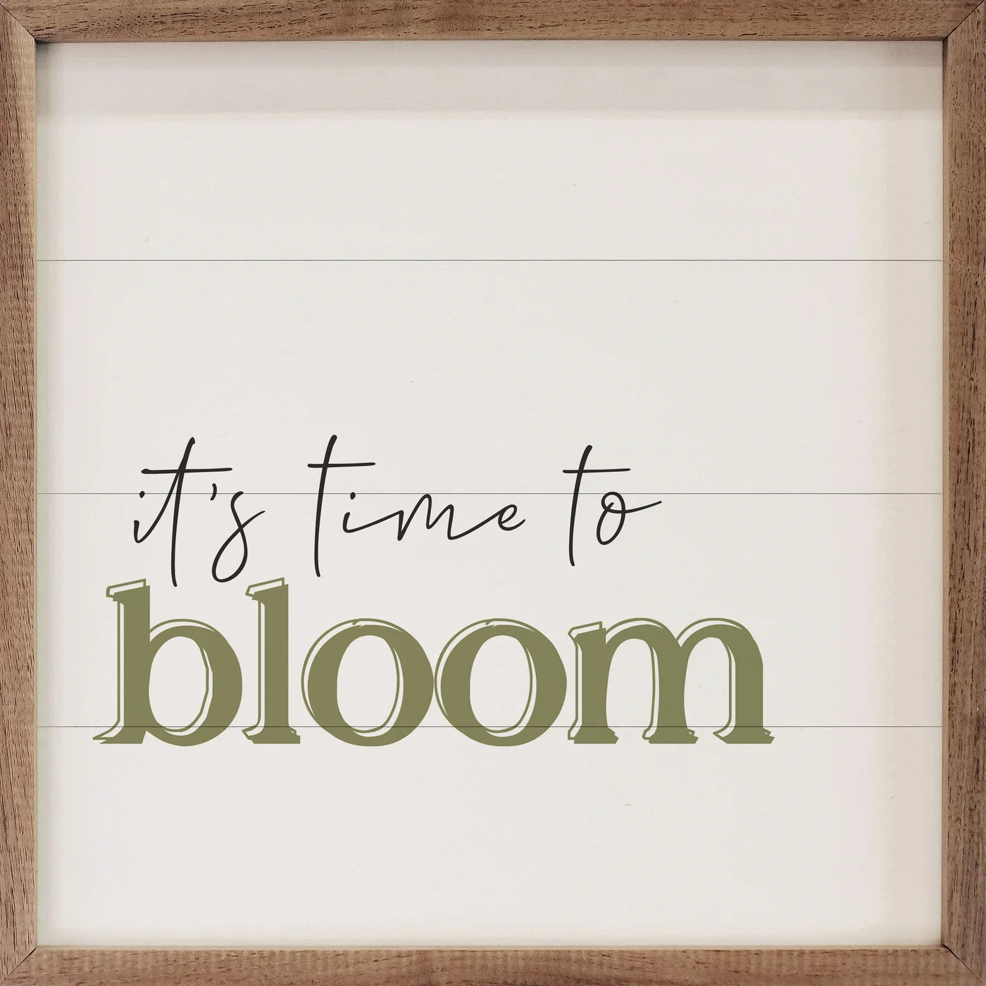White Wood Framed Floral Print Wall Art - Elegant Botanical Decor for Living Room, Bedroom & Office