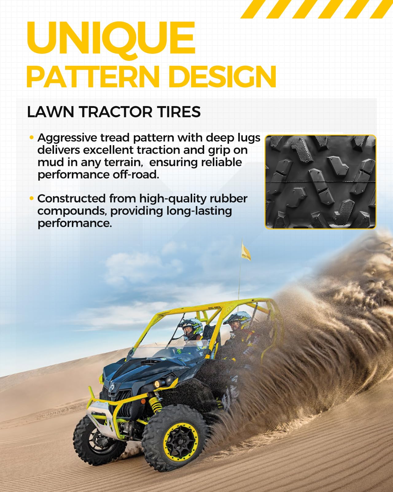 KYX 19x7-8 ATV/UTV Tires - Set of 2 Tubeless 4-Ply Tires for Go Kart, Racing, Four Wheeler, Quad & Mini Bike | All-Terrain Performance for Street, Mud, Sand & Off-Road Trails | Perfect for Adventure Riding & Off-Road Racing