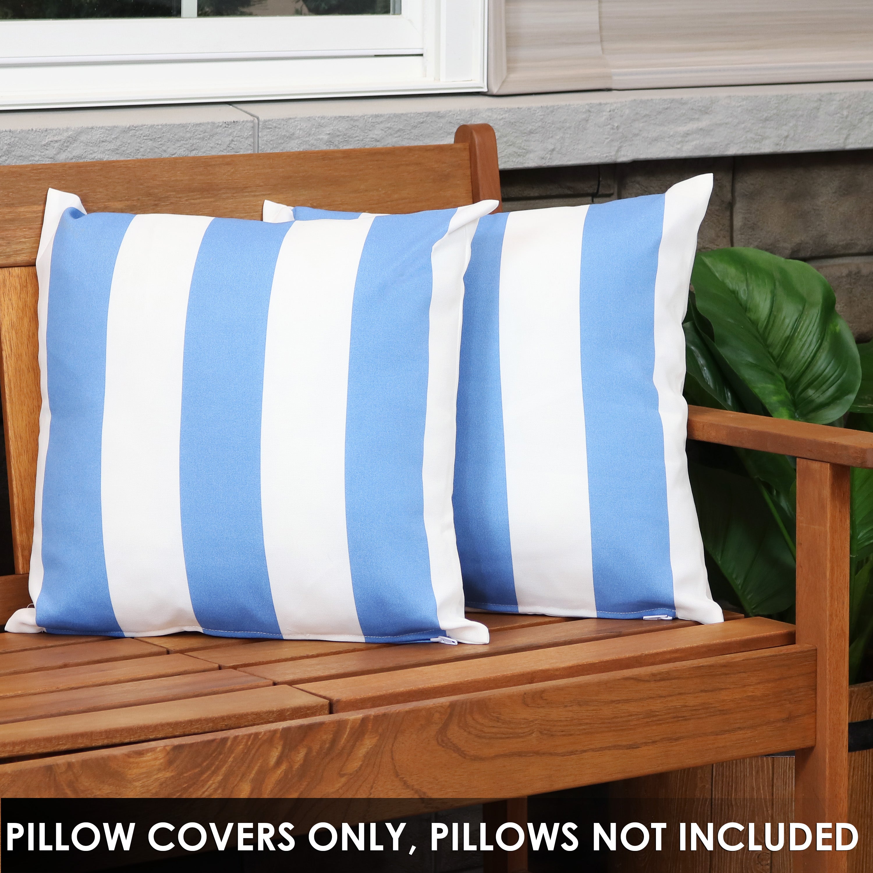 Stylish Sunnydaze Indoor & Outdoor Decorative Throw Pillow Covers - Perfect for Patio, Living Room & Bedroom Decor