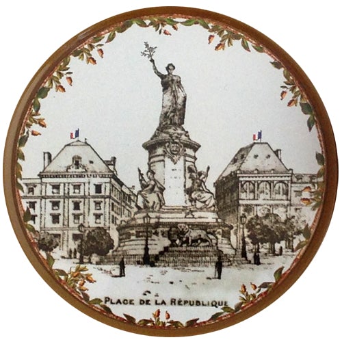 Paris Scenes Coaster Set - 6-Piece Elegant French Landmark Drink Coasters | Perfect for Home Decor, Coffee Table, Bar & Party Use
