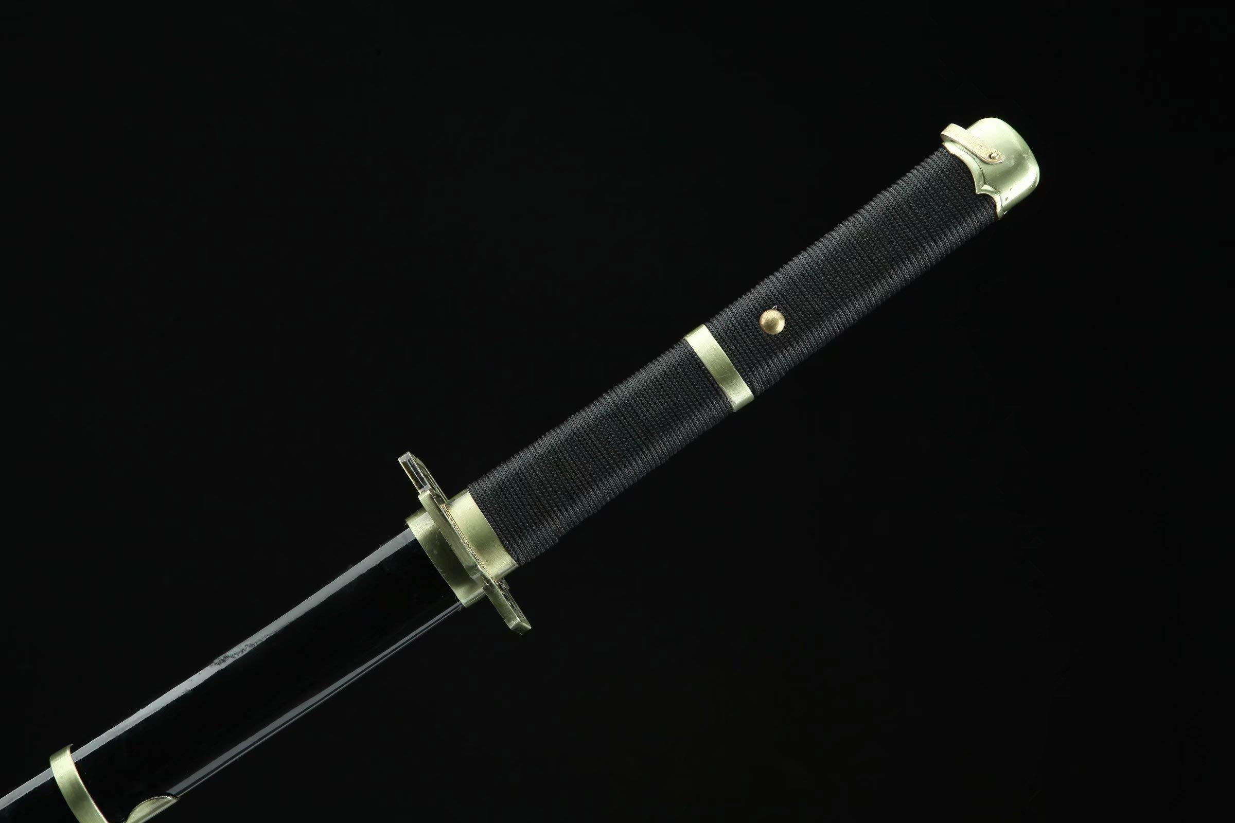 Premium Handmade One Piece Anime Katana - Shusui, Yubashiri, Wadou Ichimonji & Sandai Kitetsu Replica - Roronoa Zoro Cosplay Sword - 1045 Carbon Steel Blade - Perfect for Anime Conventions, Cosplay Events & Sword Collectors