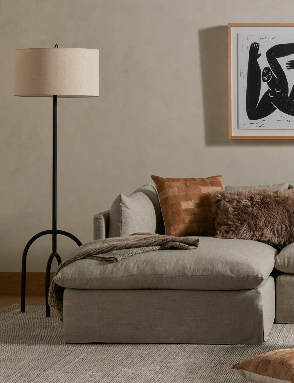 Modern Daiyu LED Floor Lamp with Adjustable Brightness - Perfect for Living Room, Bedroom, and Office Lighting