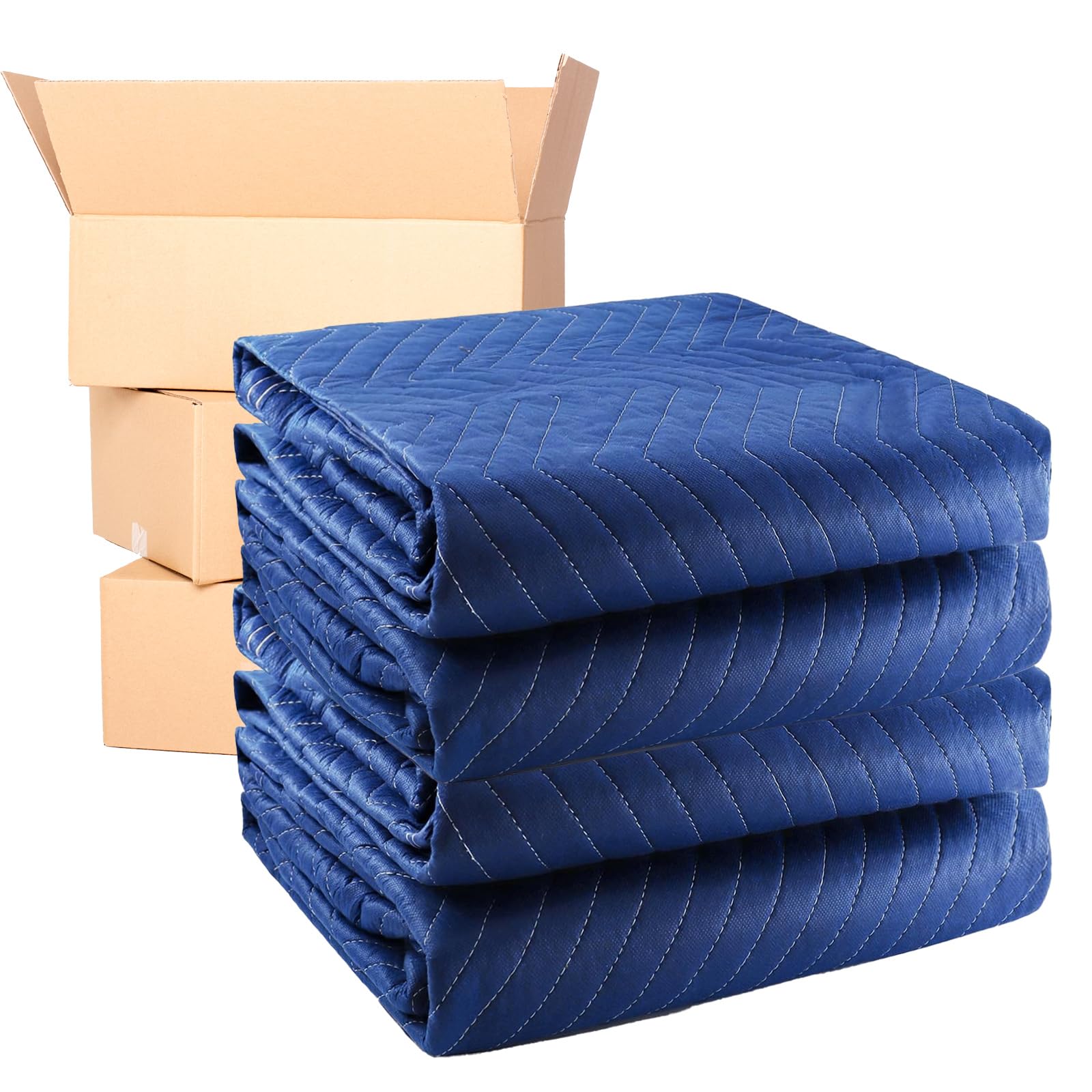 4 Pack Heavy Duty Moving Blankets 40