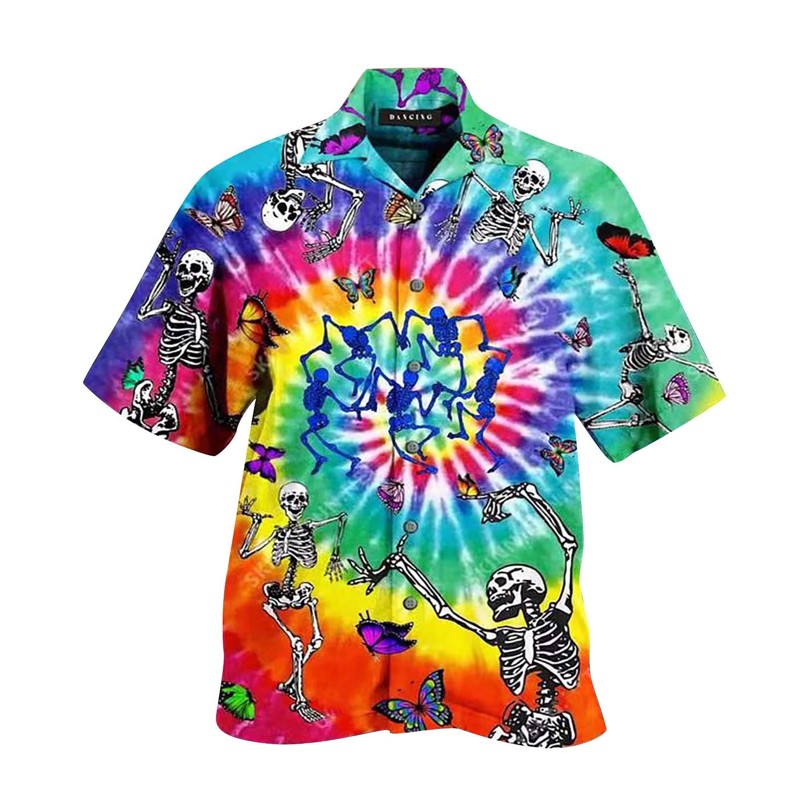 Men's Hawaiian Casual Shirt - Short Sleeve Button Down Aloha Shirt, Breathable Regular Fit Beachwear for Summer Vacation, Pool Party & Tropical Getaway