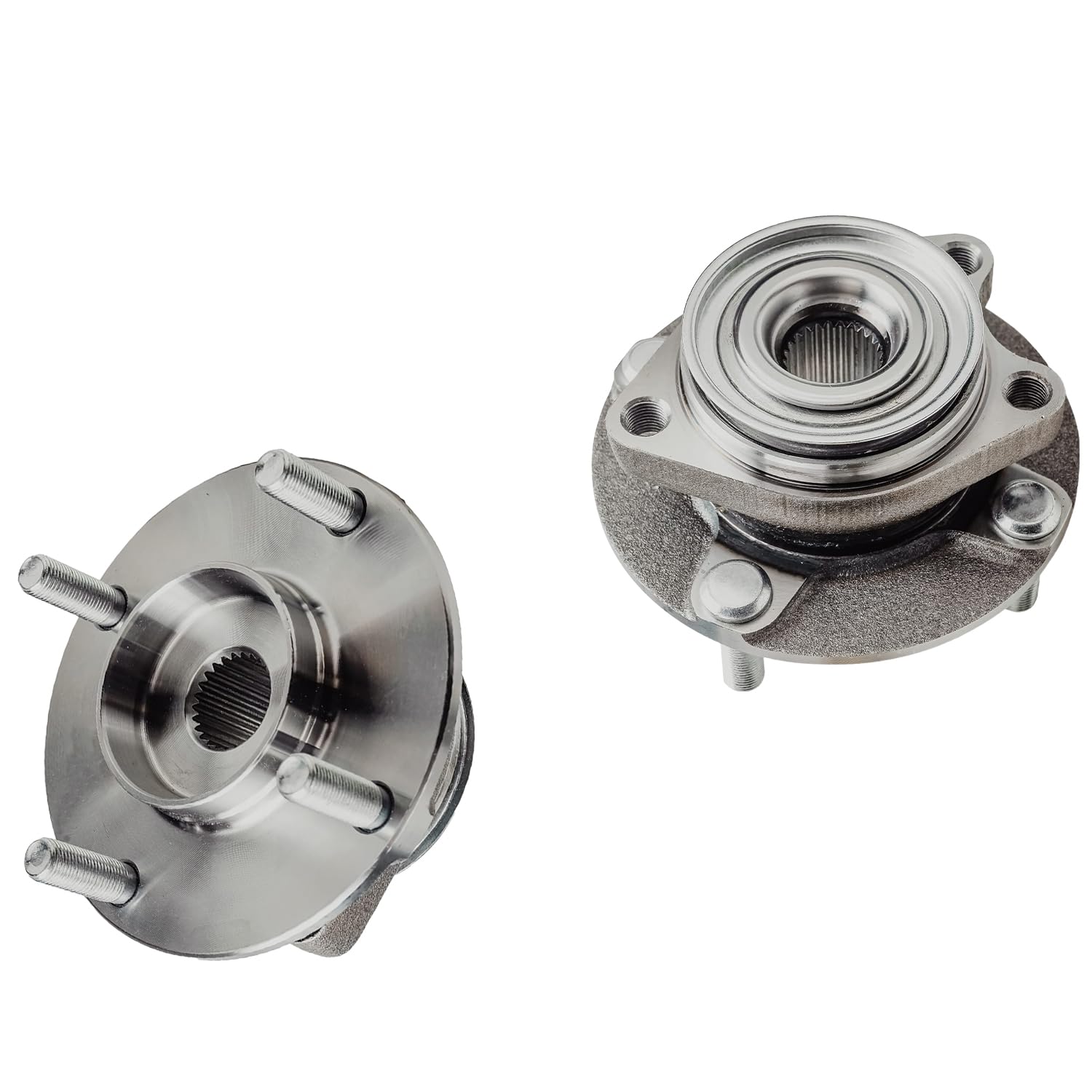 Detroit Axle - 2 Front Wheel Bearing Hubs Replacement for 2007-2011 Nissan Versa (2008 2009 2010 Models) - Wheel Bearing Hub Assembly Set - Perfect for DIY Car Repairs & Maintenance