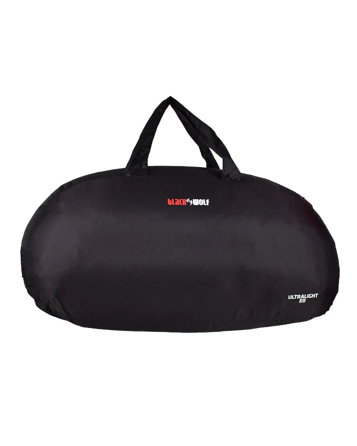 Black Wolf UL Easy Pack Duffle Bag - Lightweight Waterproof Travel Duffel for Gym, Camping & Weekend Getaways (Jet Black)