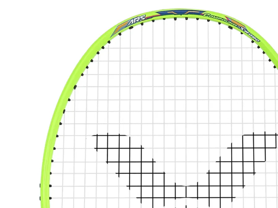 Victor Auraspeed Sniper ARS-SNP-R Badminton Racket (Green) - Lightweight Carbon Fiber Shuttlecock Racket for Professional & Recreational Play - Perfect for Tournaments, Training & Backyard Games