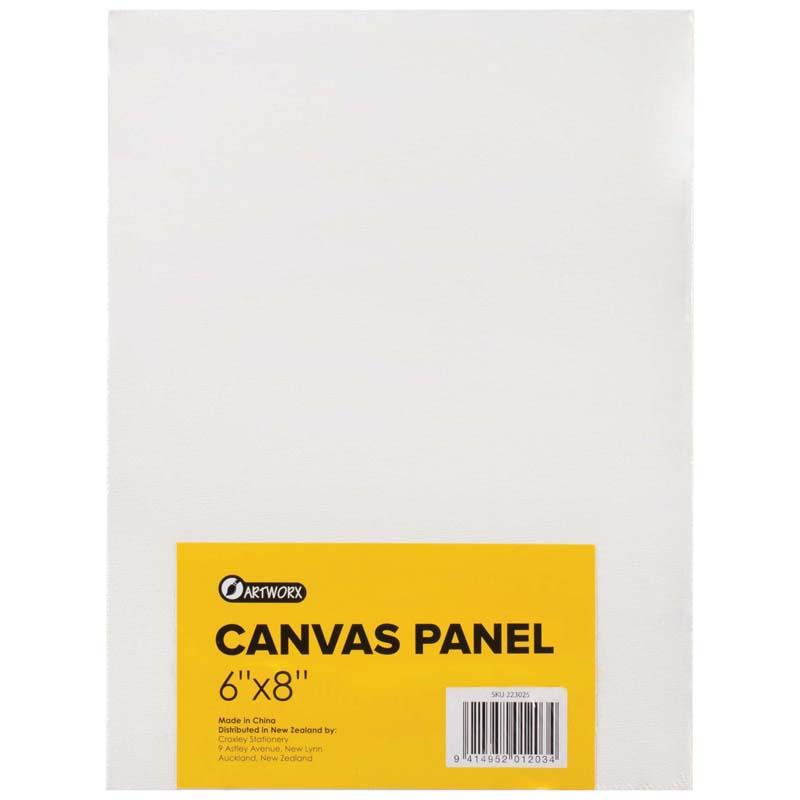 Artworx Premium Stretched Canvas 6x8 Inches - High-Quality Blank Canvas for Acrylic & Oil Painting - Perfect for Artists, Beginners & DIY Home Decor Projects