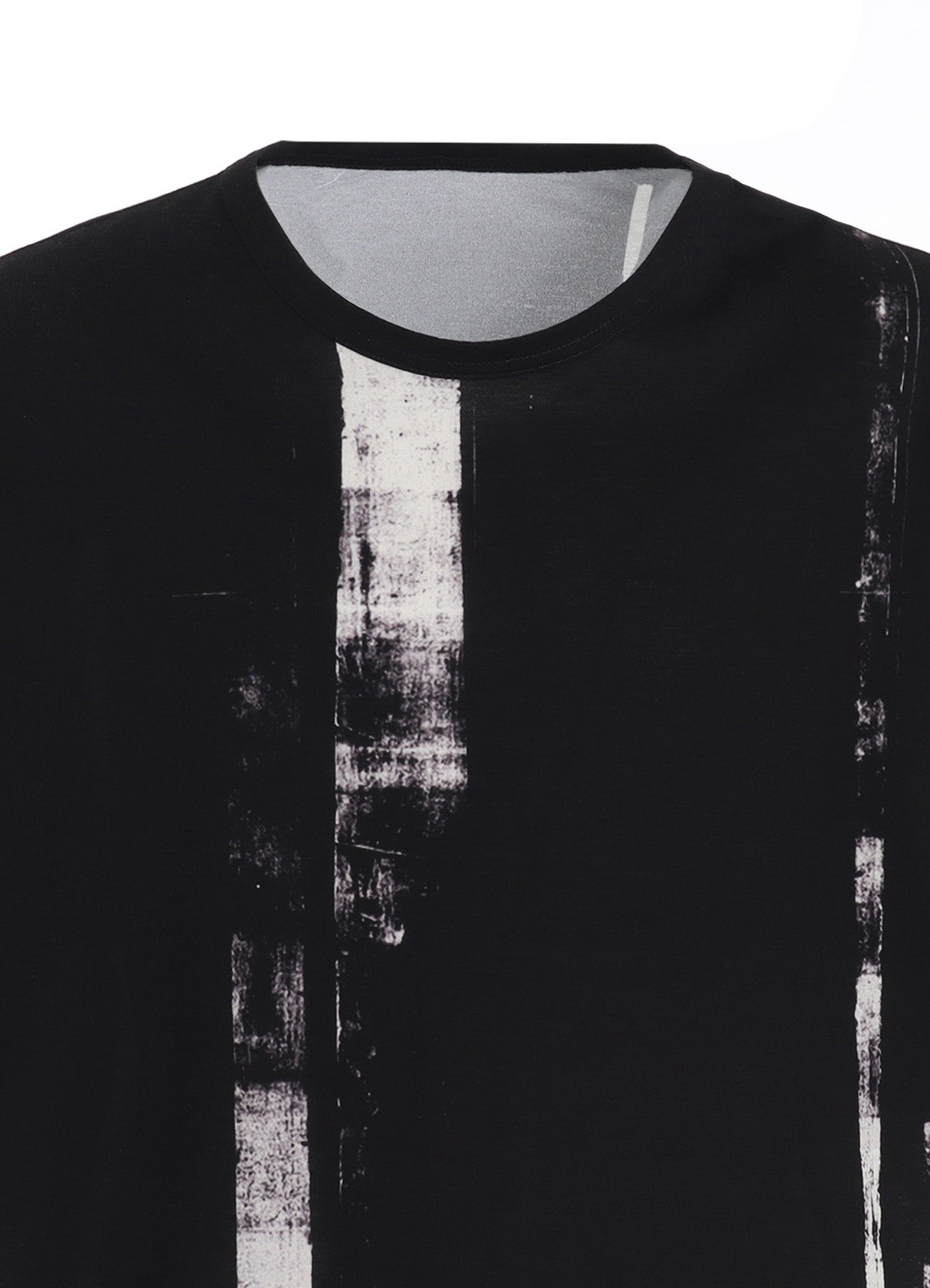 Soft Cotton Jersey Torn Hem Round Neck Jumbo T-Shirt for Women - Casual Short Sleeve Tee for Everyday Wear, Street Style & Layering