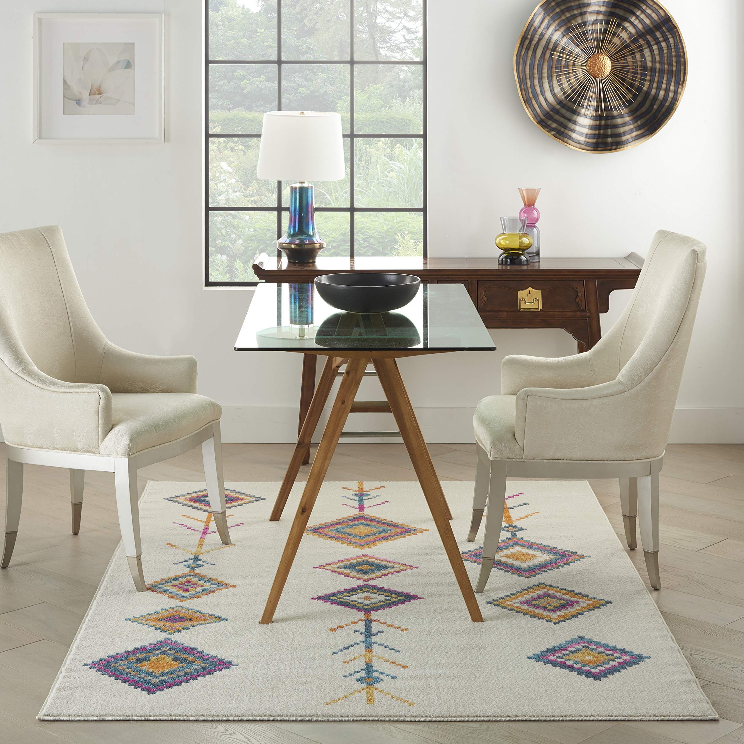Nourison Passion Transitional Ivory/Multi 2'2