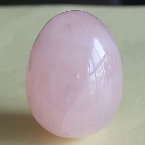 40x30mm Rose Quartz Egg - Natural Gemstone for Healing, Meditation & Jewelry Making - Perfect for Home Decor, Spiritual Gifts & Crystal Collections