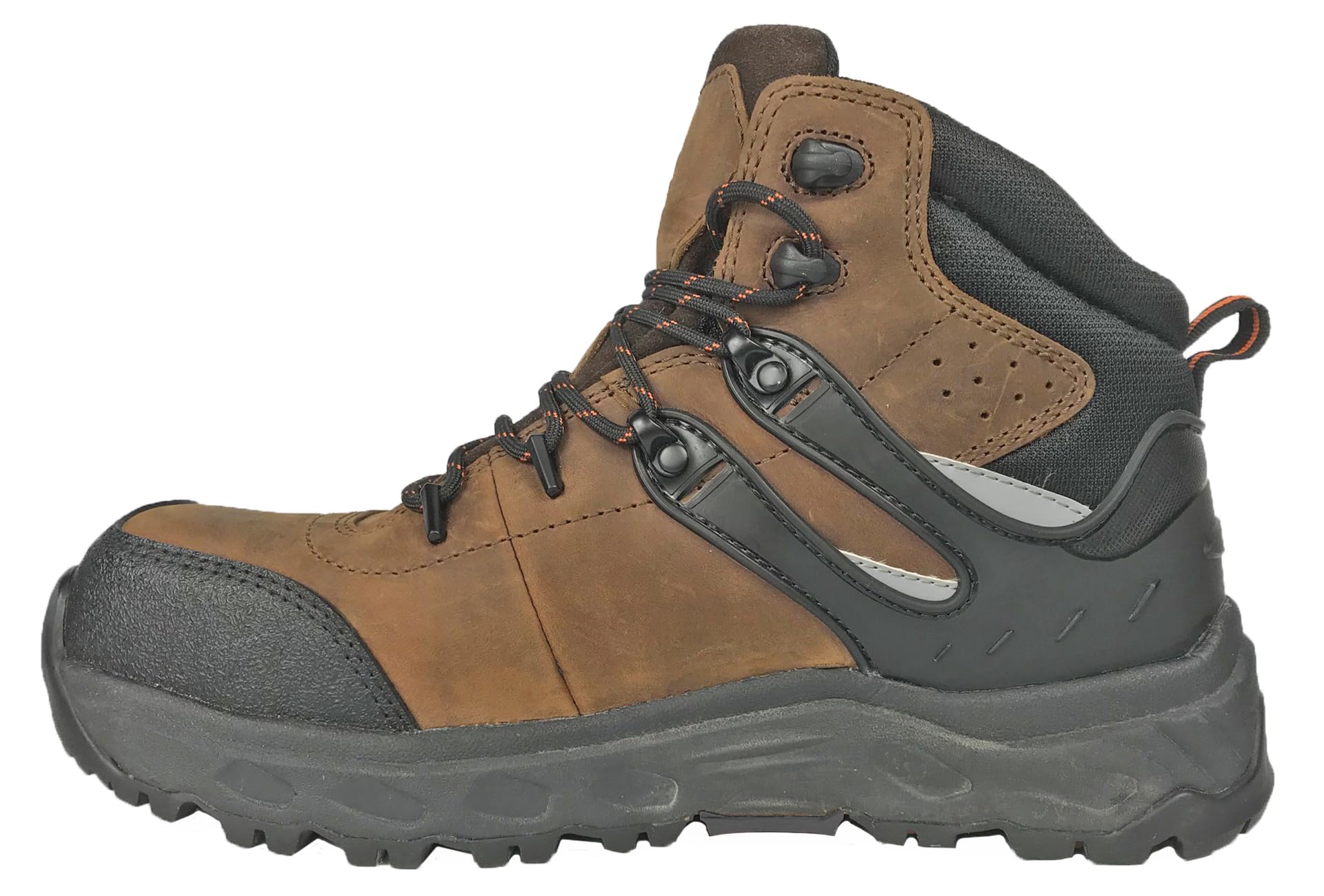 Men's Stomp Aluminum Safety Toe Waterproof Work Boots - Big Sizes for Construction, Warehouse & Outdoor Work