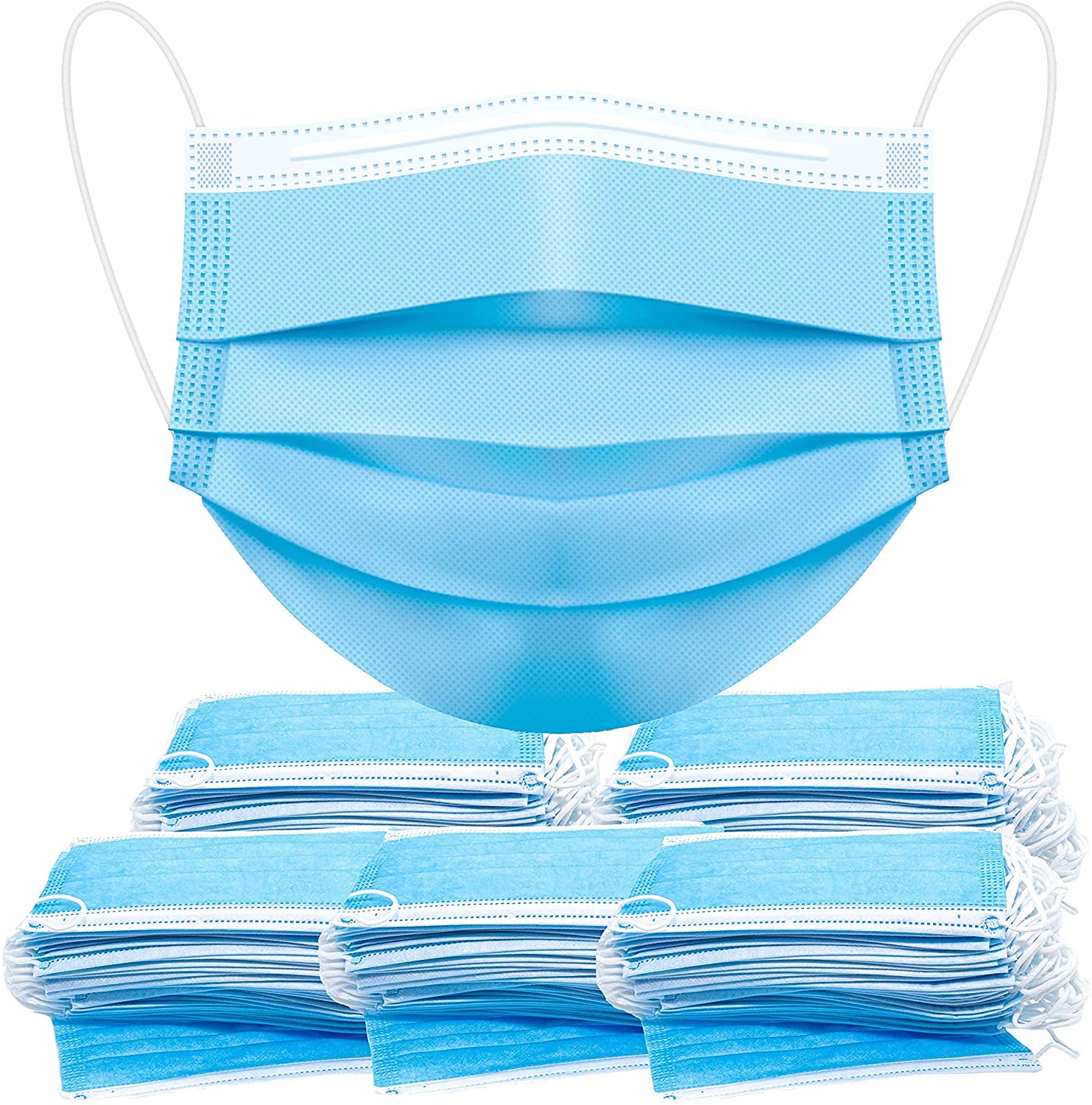 GreatDio® 3-Ply Disposable Face Masks for Men & Women - 75 Pack | Surgical Grade Protection, Comfortable & Breathable | Ideal for Daily Use, Travel, Work & Public Safety