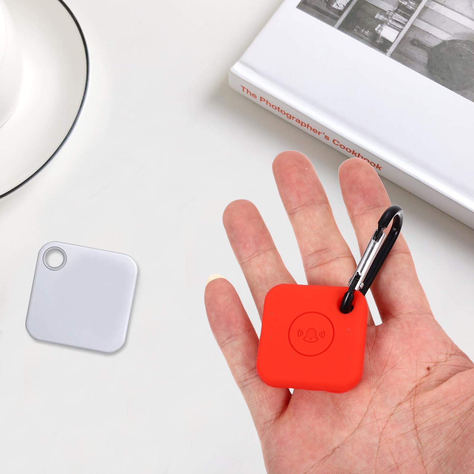 HEMOTON 3-Pack Silicone Case for Tile Mate - Anti-Scratch Protective Cover with Keychain | Durable Phone & Key Finder Shell | Perfect for Travel, Home, and Office Organization