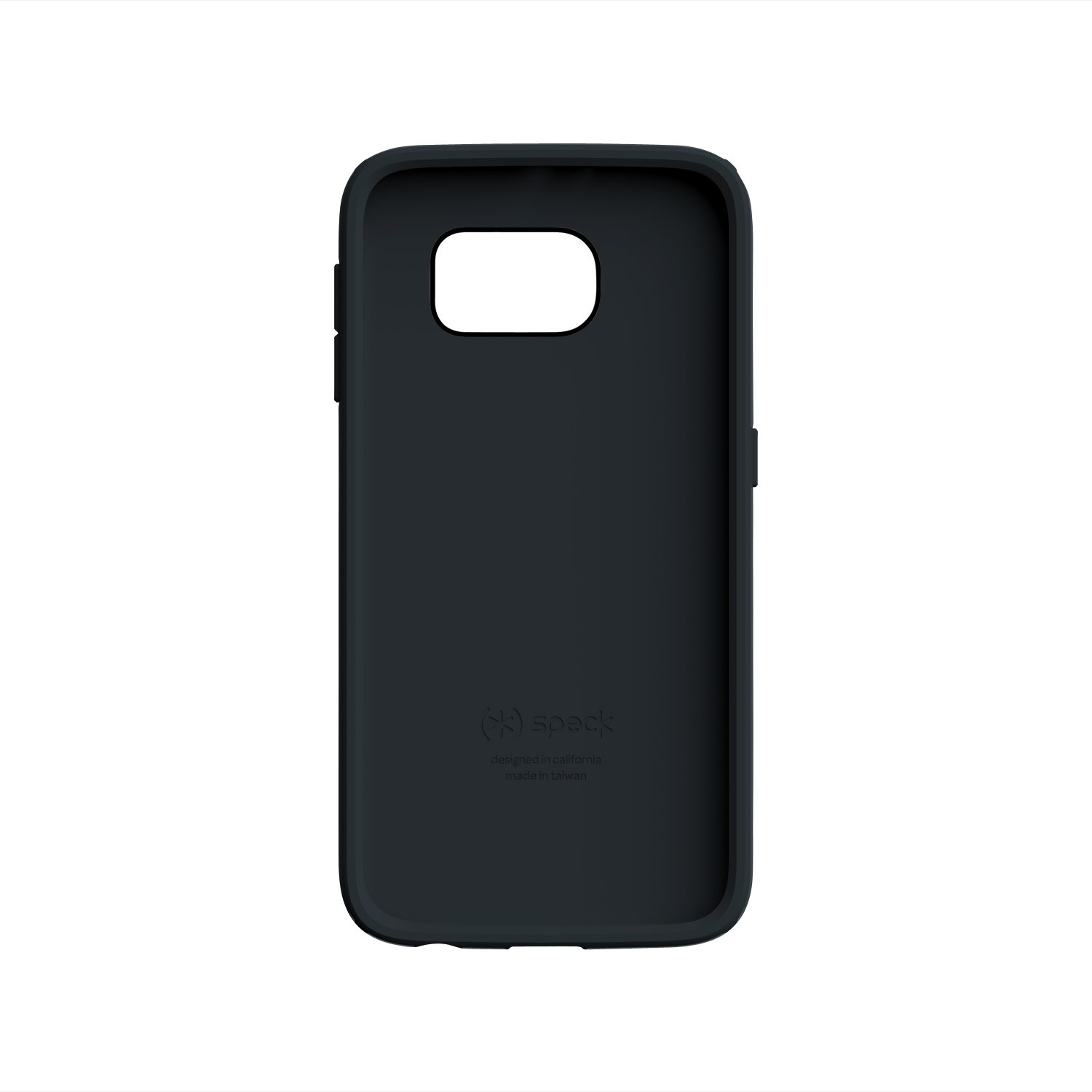 Speck CandyShell Case for Samsung Galaxy S6 - Durable Protective Phone Cover with Frustration-Free Packaging (White/Charcoal Grey) - Perfect for Everyday Use, Work & Travel