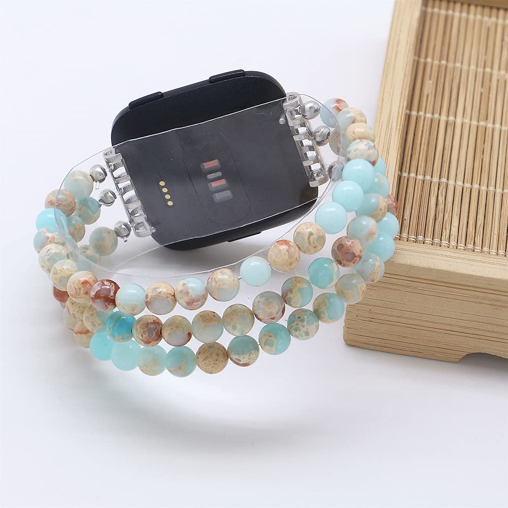 Fashionable Wristband for Fitbit Versa 2/Versa/Versa Lite - C&L Accessories Replacement Band | Perfect for Workouts, Running & Daily Wear