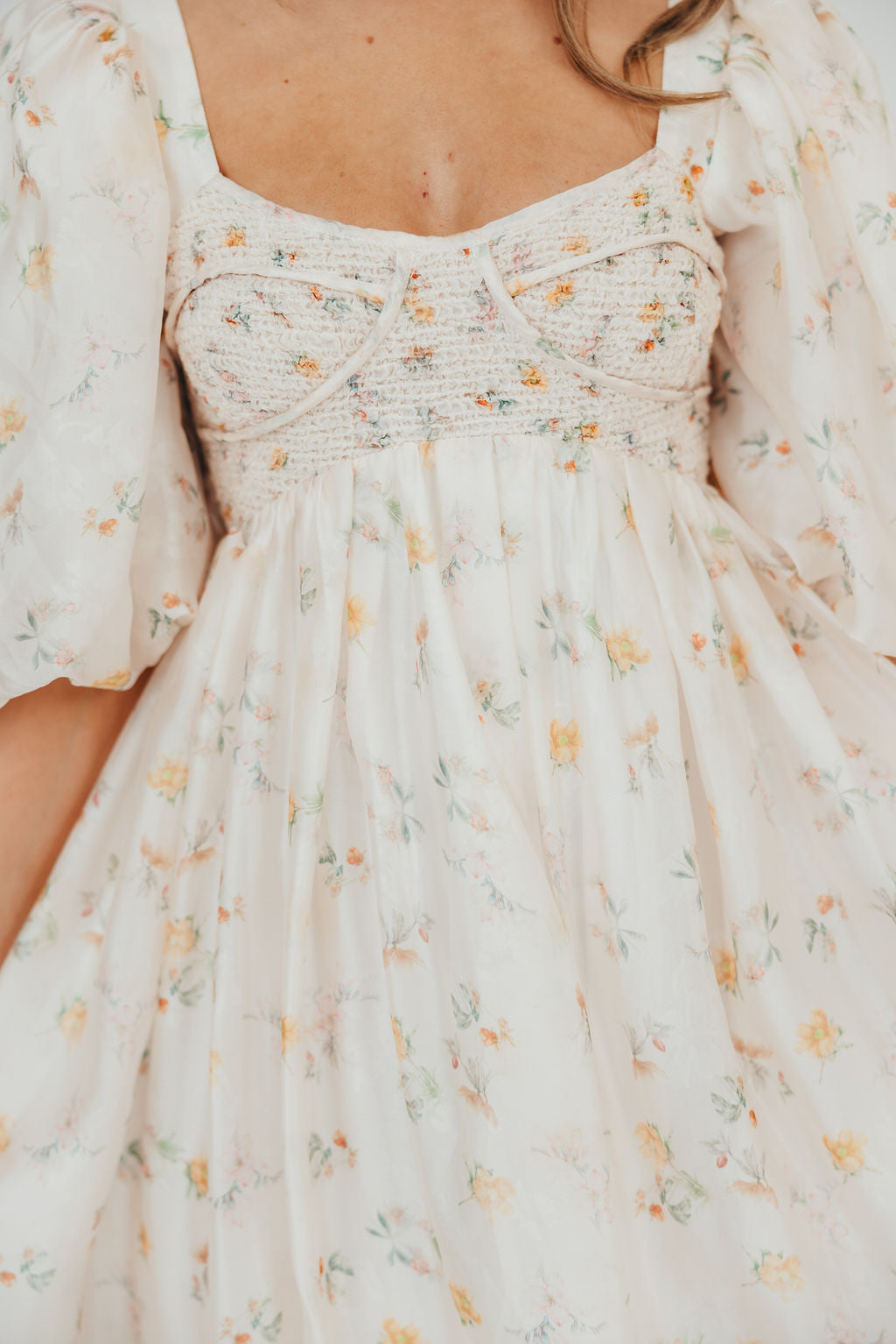 Harlow Maxi Dress - Tiny Yellow Floral Print, Bump Friendly Maternity Dress, Inclusive Sizing S-3XL | Perfect for Summer Vacations, Beach Weddings & Casual Outings
