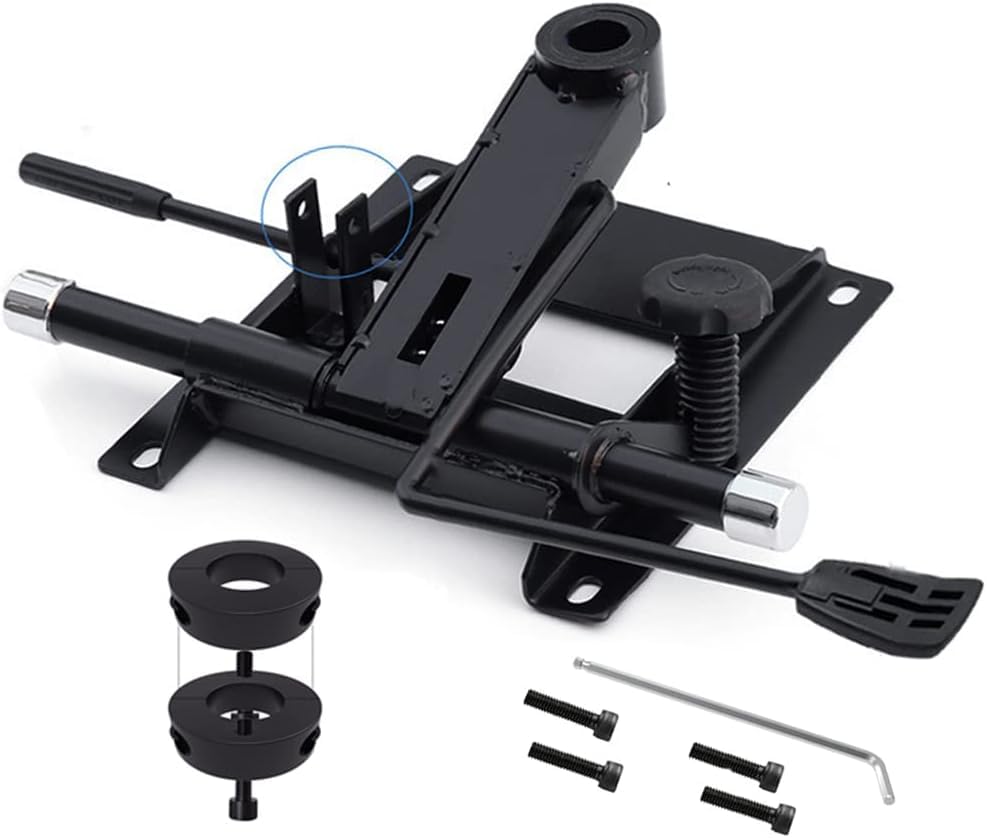Ergonomic Office Chair Tilt Control Mechanism - Adjustable 8.8x8.7 Inch Chair Tilt Control with Heavy Duty Casters | Replacement Part for Office Chairs | Perfect for Home Office, Conference Rooms & Workspaces