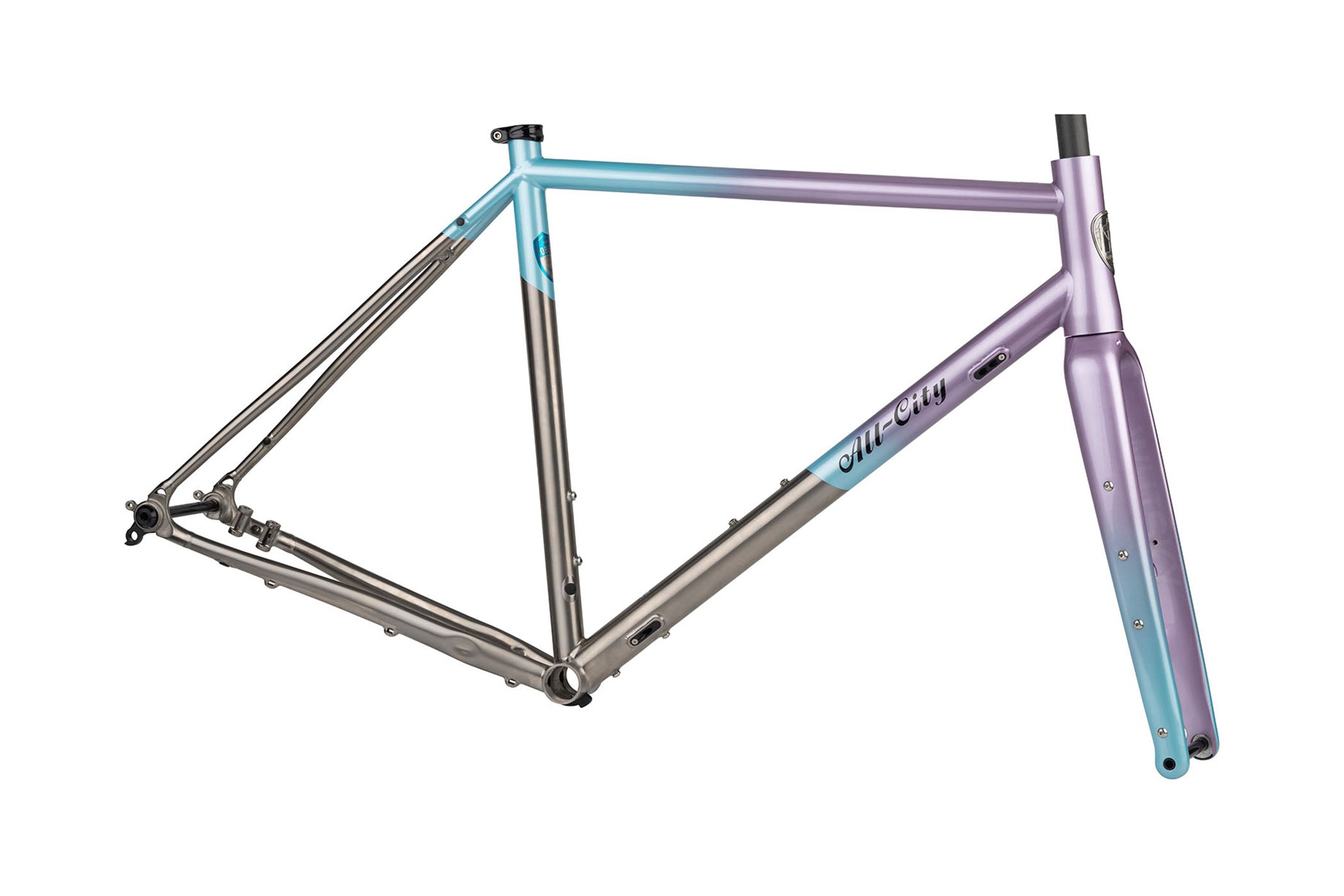 All City Cosmic Stallion Titanium 700c/650b Frameset - Lightweight & Durable Bike Frame for Road & Gravel Cycling - Perfect for Commuting, Adventure Riding & Long-Distance Tours