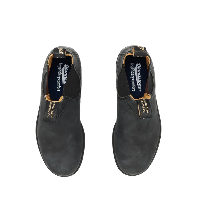 Blundstone 587 Classic Rustic Black Chelsea Boots - Waterproof & Comfortable for Men & Women - Perfect for Hiking, Work & Outdoor Activities