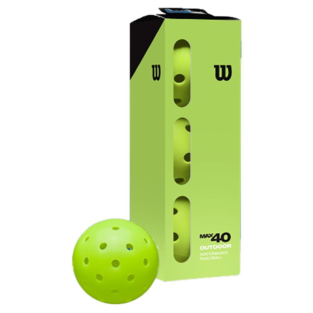 Premium Max 40 Outdoor Pickleball Case - Durable Green Tennis Ball Storage Bag | Perfect for Court, Travel & Sports Equipment Organization