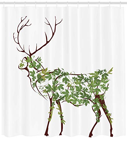 Green Brown White