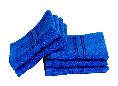 Space Fly SILVERLINE Love Touch Ultra Soft 300 GSM 100% Cotton Hankies - 5 Pack of Premium Face Towels & Handkerchiefs for Everyday Use, Travel, and Gentle Skin Care