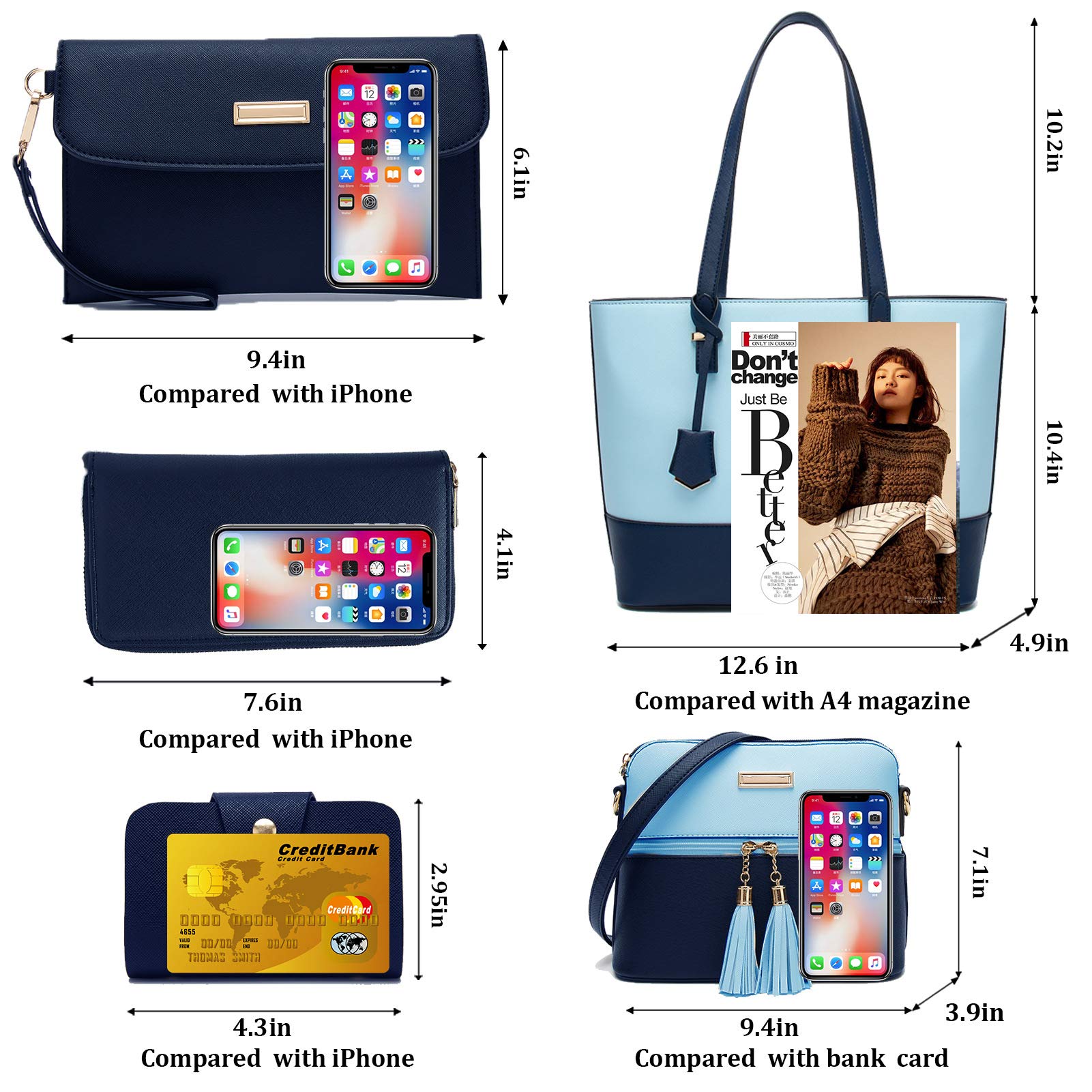 Stylish SYKT Women's Purses & Handbags - Satchel, Shoulder & Tote Bags with Matching Wallets | Perfect for Work, Travel & Everyday Use