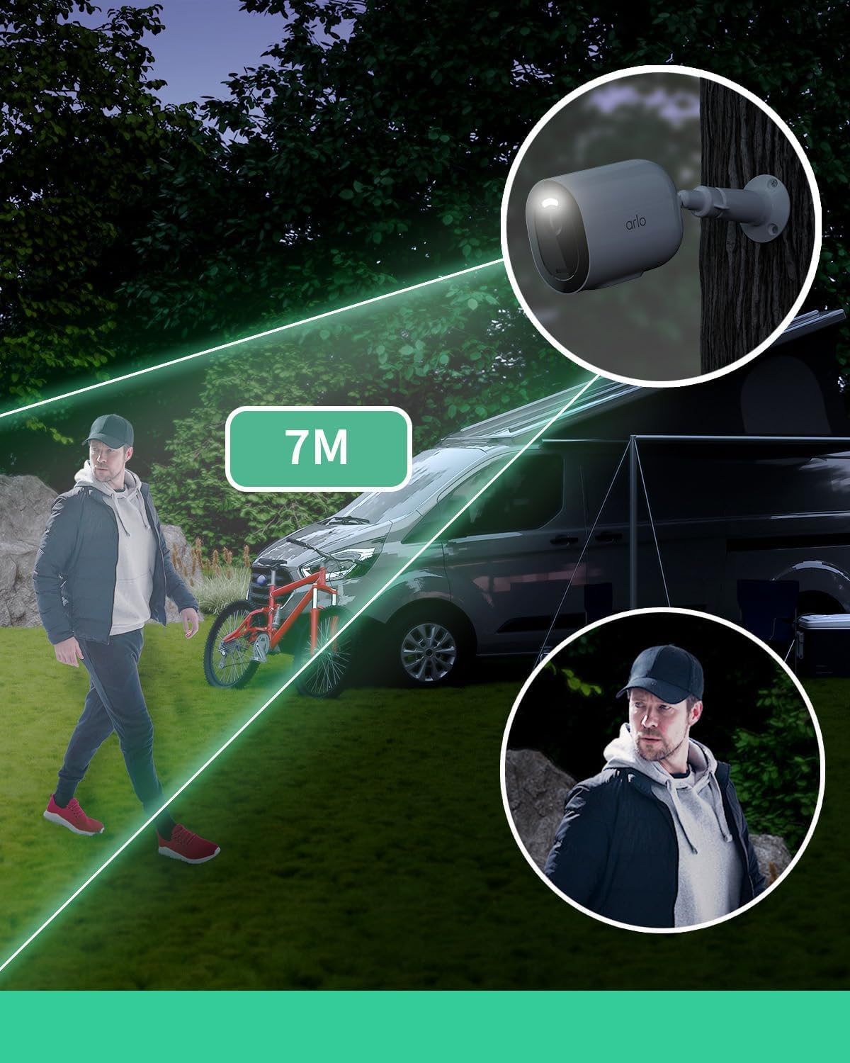 Arlo Go 2 3G/4G LTE Wireless Outdoor Security Camera with WiFi/SIM, Loud Siren, Spotlight, Night Vision, SD Card Storage & Weatherproof Design - Includes Free Arlo Secure Trial (White) - Perfect for Home, Business & Remote Property Surveillance
