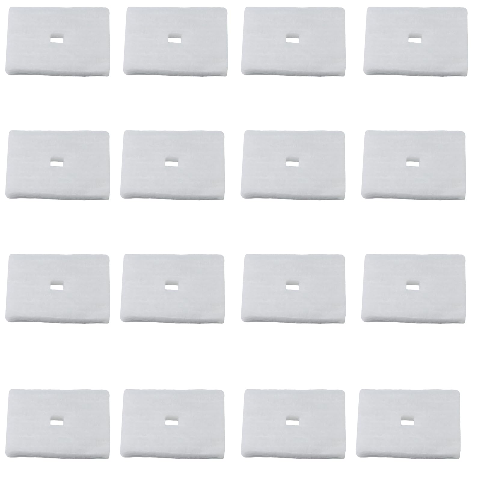 16 Pack Air Filter Replacement for Hiblow HP 60 & HP 80 Aquarium Air Pump - Compatible with Fish Tank, Pond, Hydroponics System & Oxygenation Applications