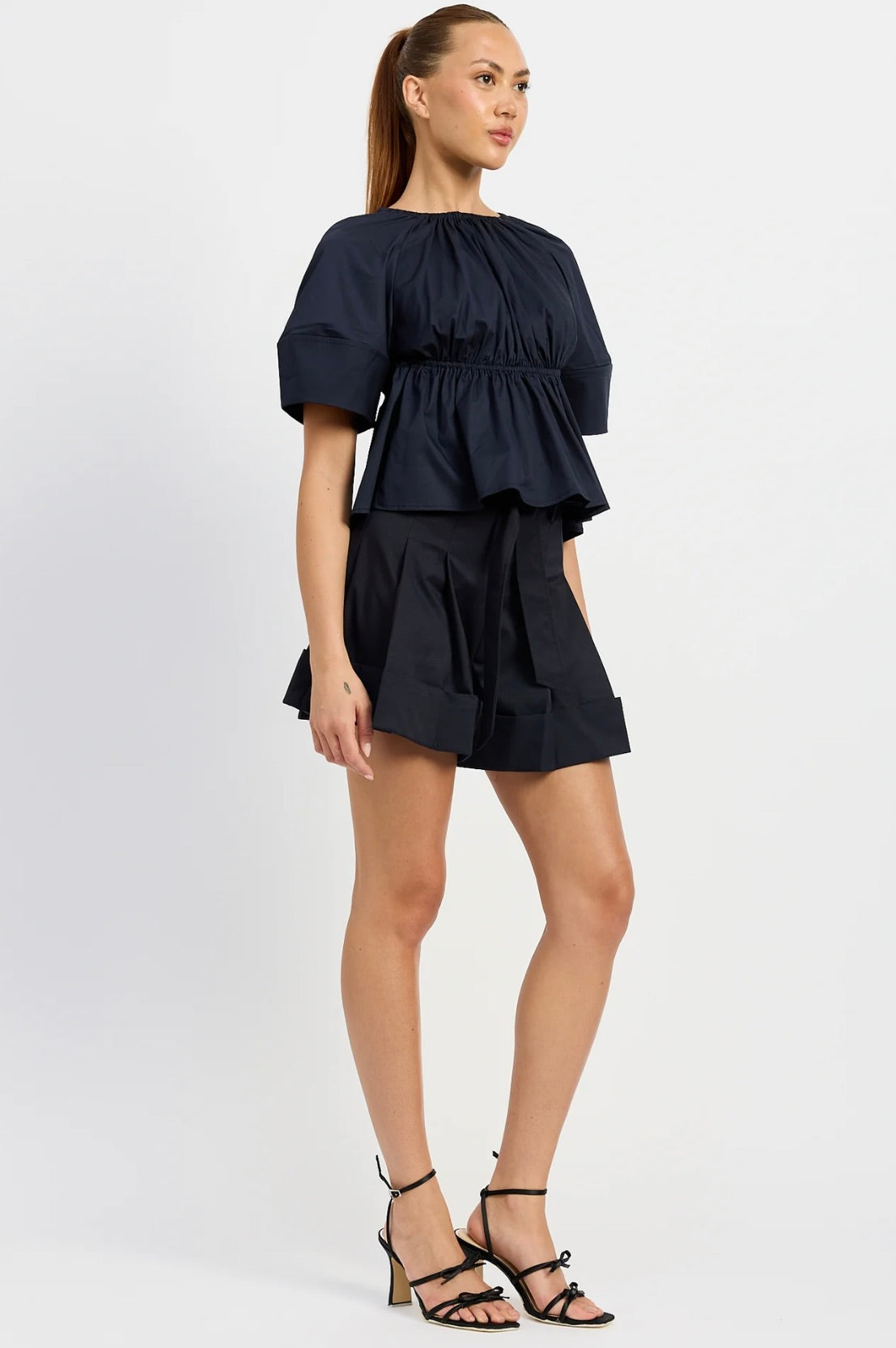 Melody Babydoll Blouse for Women - Flowy Short Sleeve Loose Fit Top - Perfect for Casual Outings, Date Nights & Summer Vacations