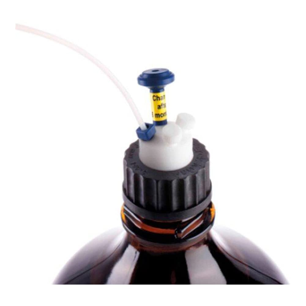 EMD Millipore 1.03830.0001 HPLC Bottle Adapter - 3 Tube Connections (3.2mm ID) for Solvent Supply from EMD Bottles | Lab Equipment for Chemical Analysis & Chromatography