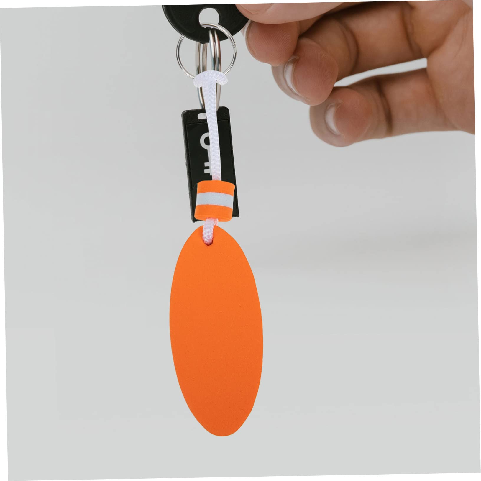 FOYTOKI 12 Pack Surfboard Keychains - Waterproof Buoyant Key Floats for Boating, Swimming & Beach Activities - EVA Floating Keychains for Water Sports Enthusiasts