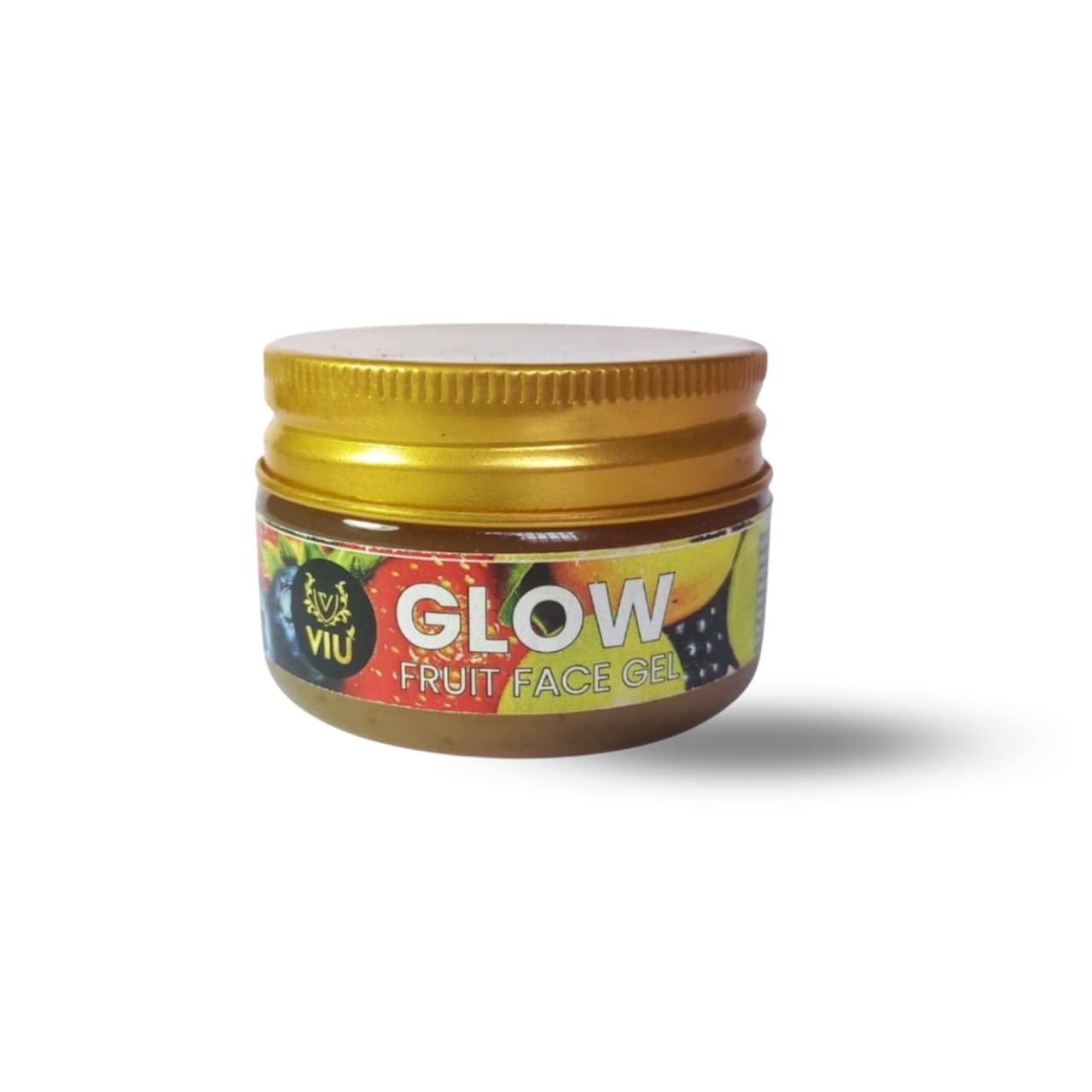 VIU Naturals Glow Fruit Face Gel with Beetroot & Carrot Juice | Hydrating & Brightening Moisturizer for Glowing Skin | 50ml | Perfect for Daily Skincare Routine & Nighttime Hydration